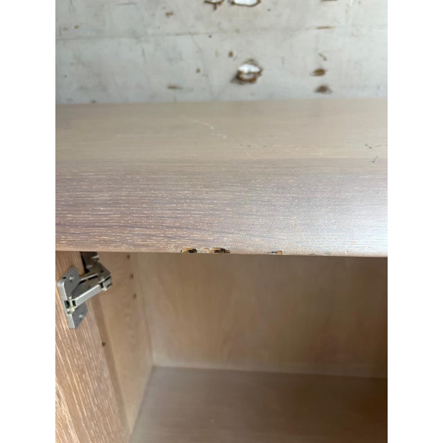 Modern Modern White Oak Console Cabinet For Sale - Image 3 of 5