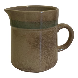1970s Creamer With Teal Stripe From Japan For Sale