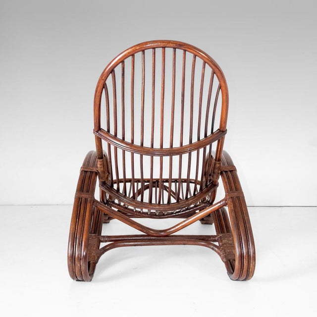 Mid-Century Modern Bamboo Armchair by Tito Agnoli, 1960s For Sale - Image 6 of 18