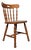 Vintage Ethan Allen Oak Spindle-Back Side Chair For Sale