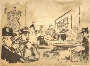 Caffè Greco - Original Print - 1918 1918