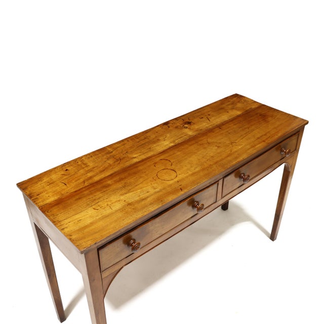 Italian Elegant 19th Century Italianate Walnut Server / Console Table For Sale - Image 3 of 7