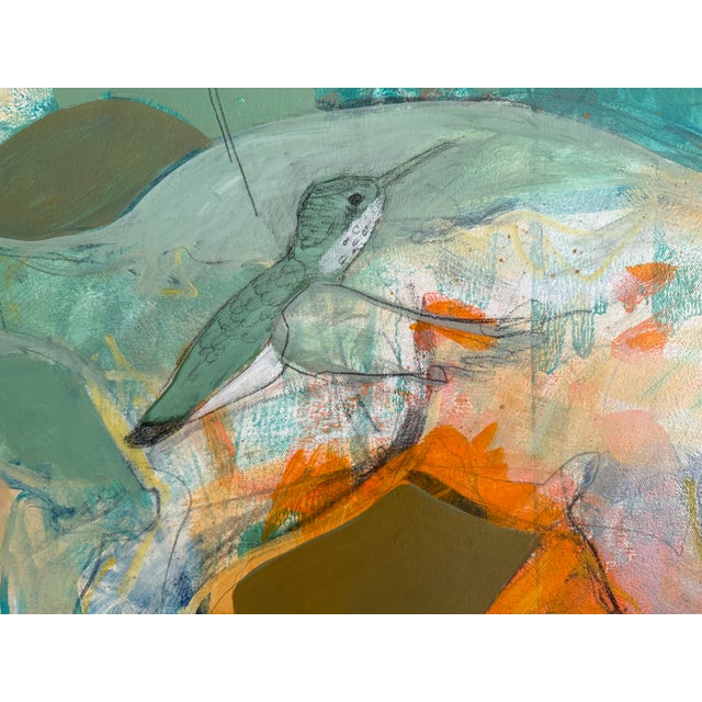 Beige "Lobo-Motion" a Wolf Painting by LWren Walraven For Sale - Image 8 of 10