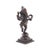 Metal Indian Cast Bronze Statue of a Standing Ganesha, C. 1800's For Sale - Image 7 of 8