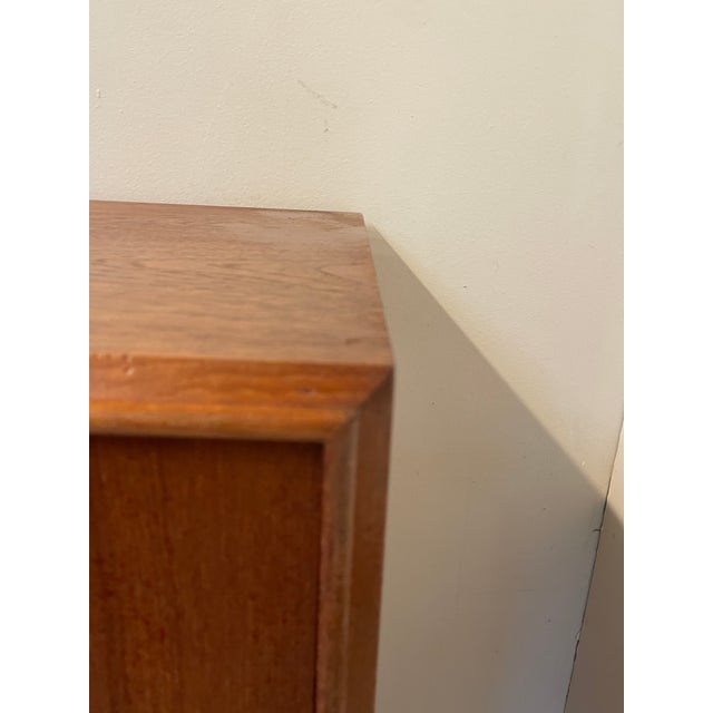 Wood 1960s Danish Teak Buffet / Credenza / Bar Cabinet For Sale - Image 7 of 9