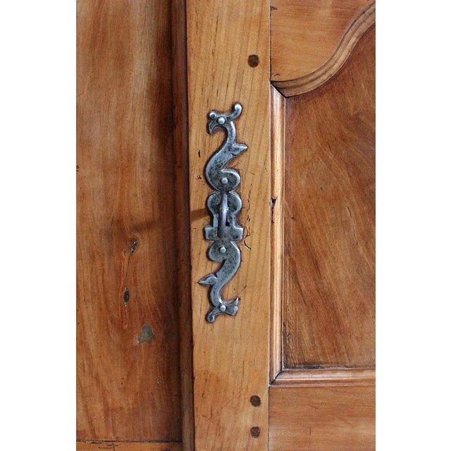 Solid Cherry Bureau or Sideboard with Desk, 18th Century For Sale - Image 13 of 18