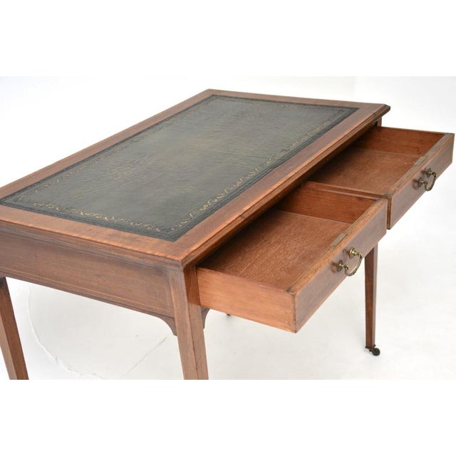 Antique Edwardian Inlaid Desk, 1900s For Sale - Image 11 of 13