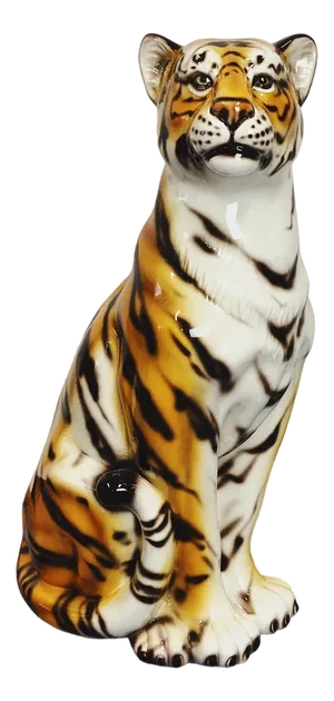 Tiger Statue in Ceramic by Ceramiche Boxer