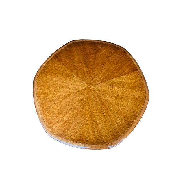 Vintage Drexel Heritage Plaudit Collection Adjustable Lift-Top Table | Mid-Century Modern Hi-Low Cocktail Dining For Sale - Image 10 of 16