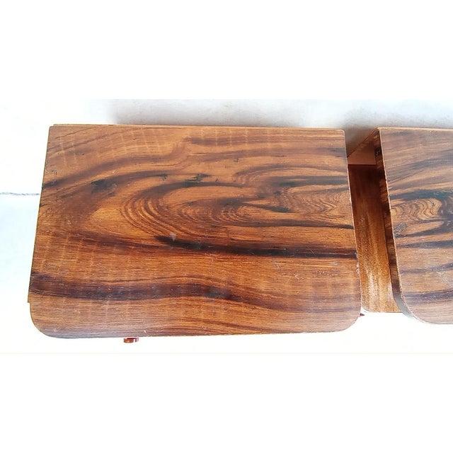 Jindrich Halabala Art Deco Bedside Tables by Jindrich Halabala for Up Závody, 1940s, Set of 2 For Sale - Image 4 of 18