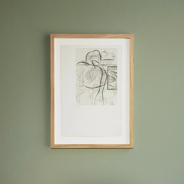 "Dinosaure" by Le Corbusier. Signed in pencil and numbered 2/100.⁠ ⁠ Charles-Édouard Jeanneret (1887 – 1965), known as Le...