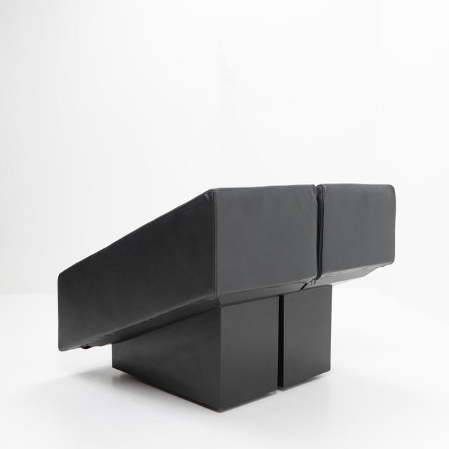 Black Vintage Obliqua Lounge Chair by Mario Botta for Alias, 1980s For Sale - Image 8 of 11