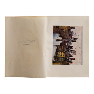 1905 Italian Original Print - Piazza Della Signoria - From Book Florence & Some Tuscan Cities (1905)