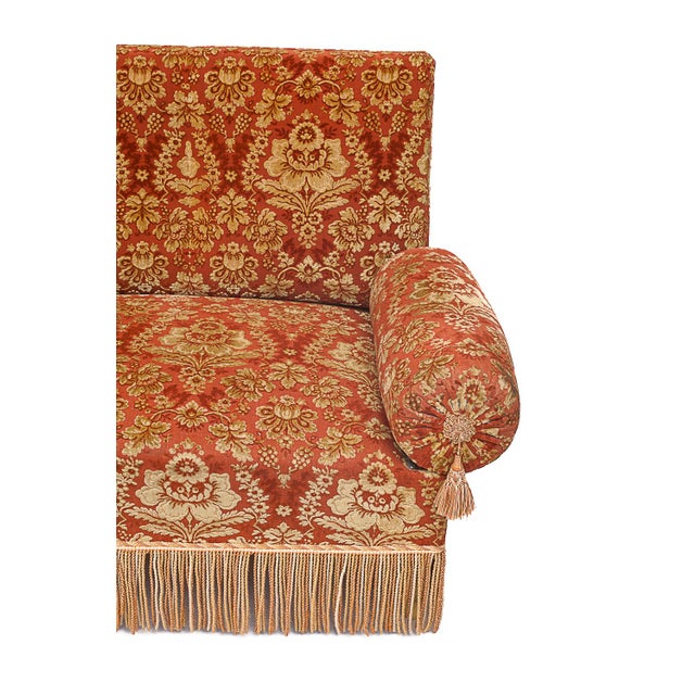 Vintage Alsatian Sofa in Velvet For Sale - Image 3 of 15