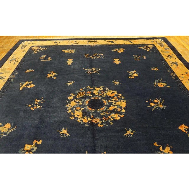 Early 20th Century Chinese Peking Carpet ( 9'1'' x 11'8'' - 277 x 356 ) For Sale - Image 10 of 11