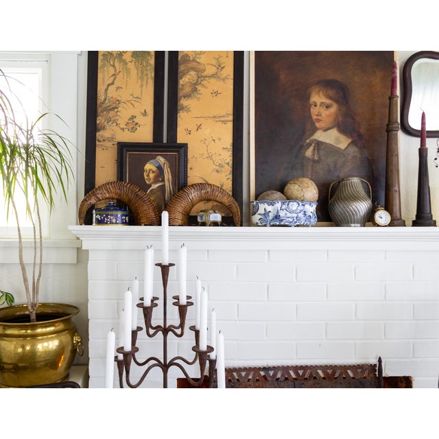 Sienna Portrait of a Boy by Anthonie Palamedesz 1630 | Netherlands Master Study Oil Painting For Sale - Image 8 of 15