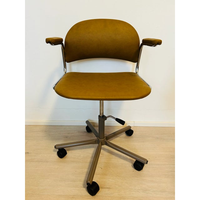 This comfortably desk armchair was produced by Kovona manufacture in Czechoslovakia early 1970’s and have been carefully...