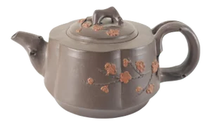 Chinese Brown Clay Yixing Zisha Teapot