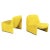 Set of Italian Modern Yellow Fabric Alky Lounge Chairs attributed to Piretti for Anonima Castelli 1970 For Sale - Image 12 of 12
