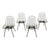 Mid-Century Modern Set of Four Mid Century Modern Eames DKX Black Powder-Coated Wire Chairs, 1954 For Sale - Image 3 of 18