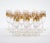 Val Saint Lambert Set of 12 Gilt Gold-Decorated Tableware Flute Service For Sale - Image 14 of 14