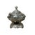 Chinese Silver Color Round Dragon Theme Incense Burner Display Art For Sale In San Francisco - Image 6 of 18