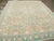 An antique Indian Cotton Agra carpet. The straw field of this abstractly drawn, stylistically eclectic, northern Indian...
