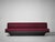 Acer 180 Sofa in European Oak & Burgundy Wool by Mokko Amsterdam Dimensions: D 70 x W 180 x H 32 cm. Materials: European...
