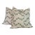 Lee Jofa Mallorcan Ikat Pillows in Leaf Green- Pair For Sale