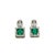 2010s Natural Emerald Diamond Stud Earrings 14k Gold 2.84 TCW Certified For Sale - Image 5 of 12