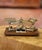 Early 20th Century English Brass Postal Scale With Weights on Oak Base For Sale In Dallas - Image 6 of 9