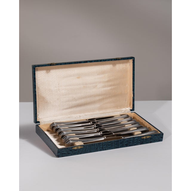 Mid 20th Century Germany Ivory Silver Serving Utensil For Sale - Image 13 of 18