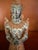 This product is a stunning pair of Tibetan Guardian Angel Theppanom statues, measuring 13 inches in height. Made of bronze...