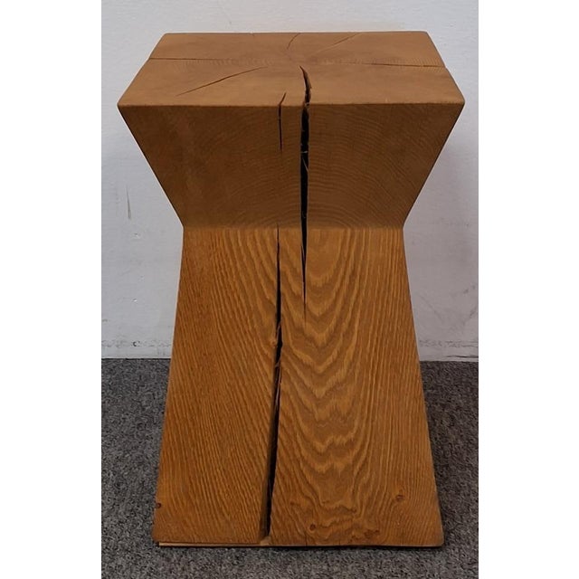 Christian Liaigre In the Style of Christian Liaigre Wood Nagato Side Table (Set of 2) For Sale - Image 4 of 9