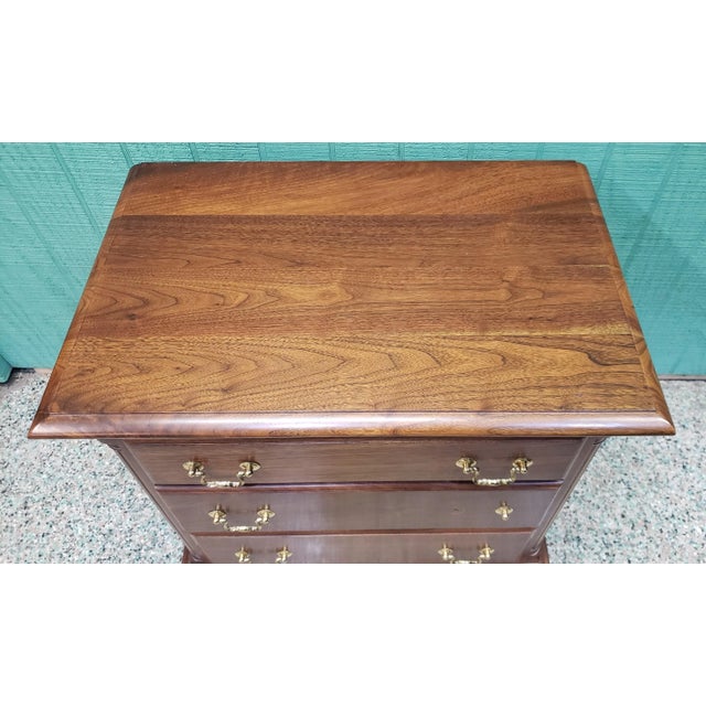 Waterford Solid Wood Waterford Furniture Makers 3 Drawer Nightstand – 1997 For Sale - Image 4 of 12