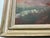 Vintage Abstract Painting With Craquelure in Original Wood Frame For Sale - Image 10 of 14