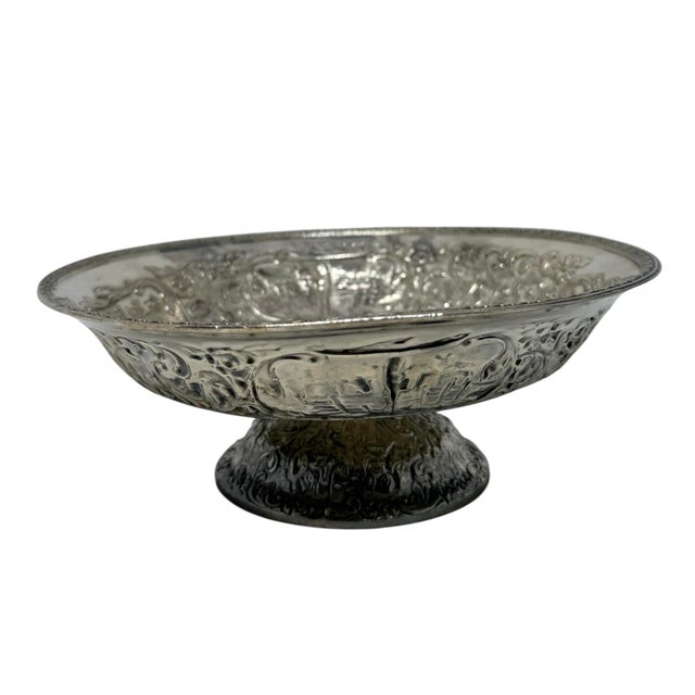 Antique Silver-Plated Bowl by Derby Silver Company. This exquisite antique silver-plated bowl is from the renowned Derby...