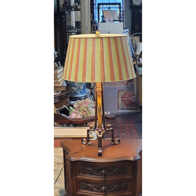 1920s 1920s French Bouillotte Table Lamp For Sale - Image 5 of 12