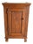 Antique Oak Wooden Spinde Cabinet For Sale