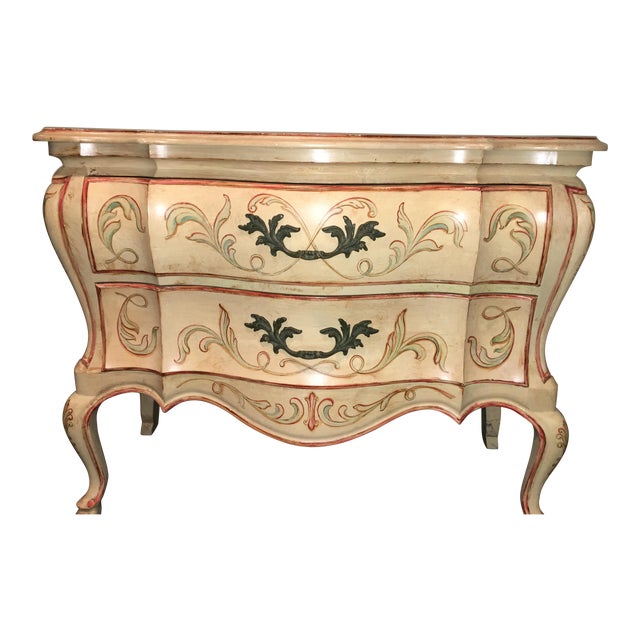 Painted Bombe Chest of Drawers Chairish