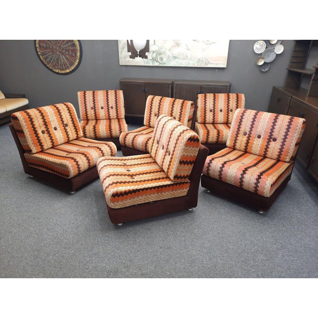Pop Art Modular Seating Set, 1970s, Set of 6 For Sale - Image 18 of 18