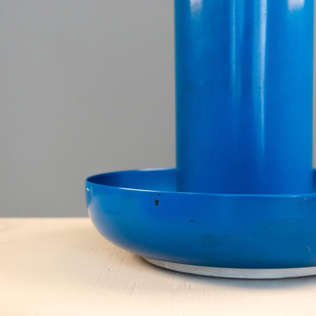 Blue Bedside Lamps, 1970, Set of 2 For Sale - Image 12 of 14