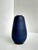 Vintage Studio Ceramic Vase in Matte Midnight Blue by Andreas Kastl, Germany, 1950s For Sale - Image 9 of 13