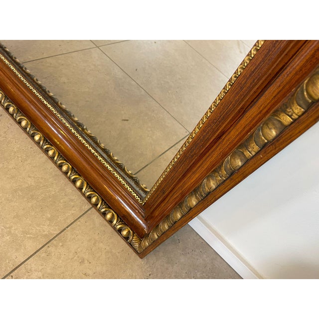 Biedermeier Mirror in Walnut Veneer For Sale - Image 16 of 17