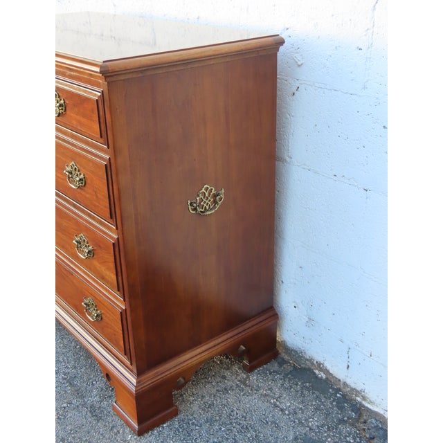 Pennsylvania House Inlay Cherry Low Dresser Chest 6309 For Sale In Miami - Image 6 of 14