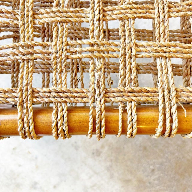 Coffee Robsjohn-Gibbings Mid 20th Century Klismos-Style Coffee Table Ottoman Bench Seat For Sale - Image 8 of 12