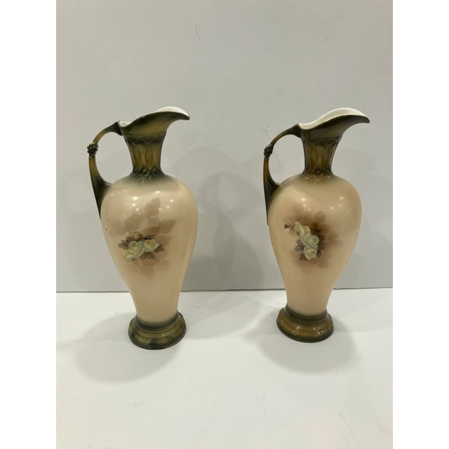 Pair of 1900s Royal Wettina Ewers For Sale In Boston - Image 6 of 10