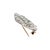 Metal Antique Art Deco Platinum & 14k Yellow Gold Diamonds Studded Brooch For Sale - Image 7 of 9