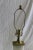 Mid-Century Modern Contemporary Mid-Century Modern Style Alabaster Lamp With Brass Hardware,Single For Sale - Image 3 of 9