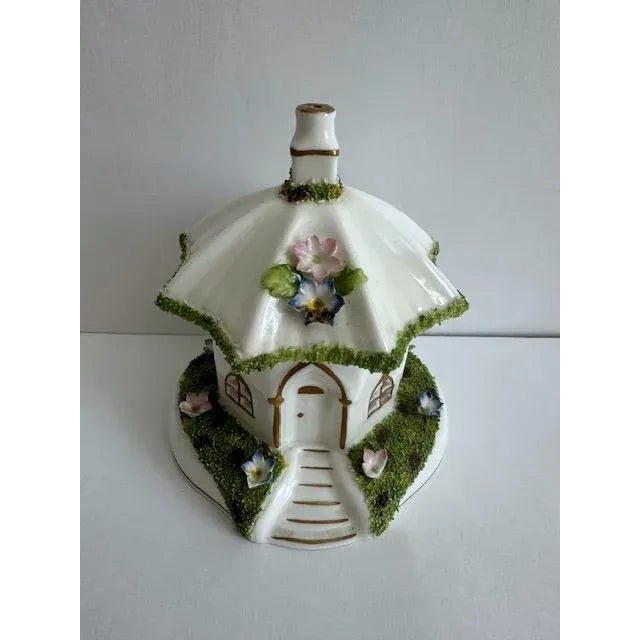 English Vintage Umbrella House Incense Burner For Sale - Image 3 of 10